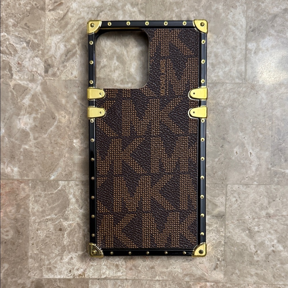 Luxury Brown and Gold IPhone 12 Pro Max Case